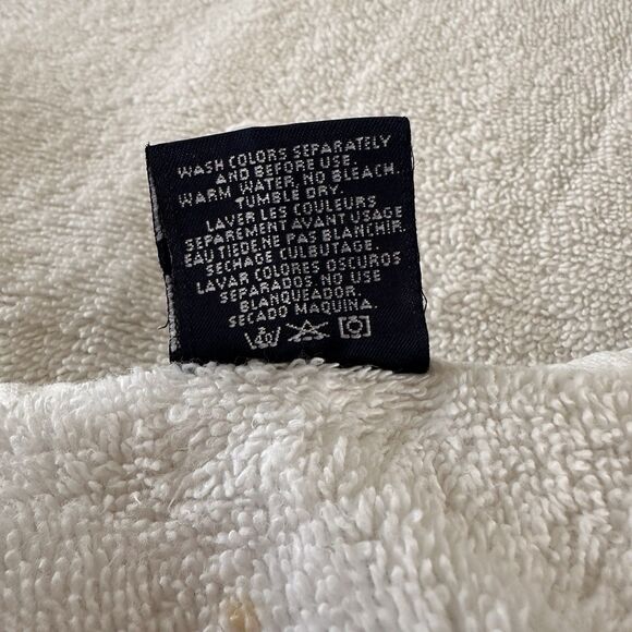 Vintage RALPH LAUREN POLO BEAR Western Theme Cowboy Outfit Beach TOWEL - Picture 6 of 8